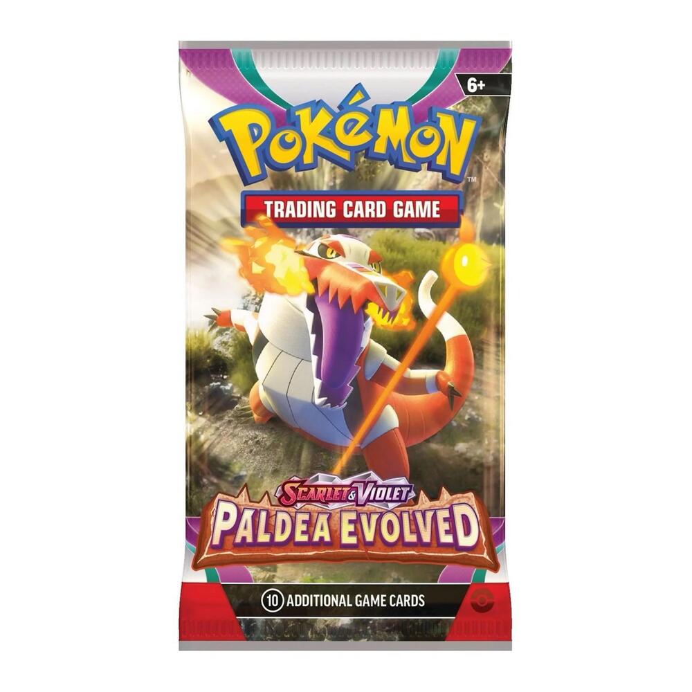 1x Pokémon TCG Scarlet & Violet Paldea Evolved Booster Pack Sealed New -